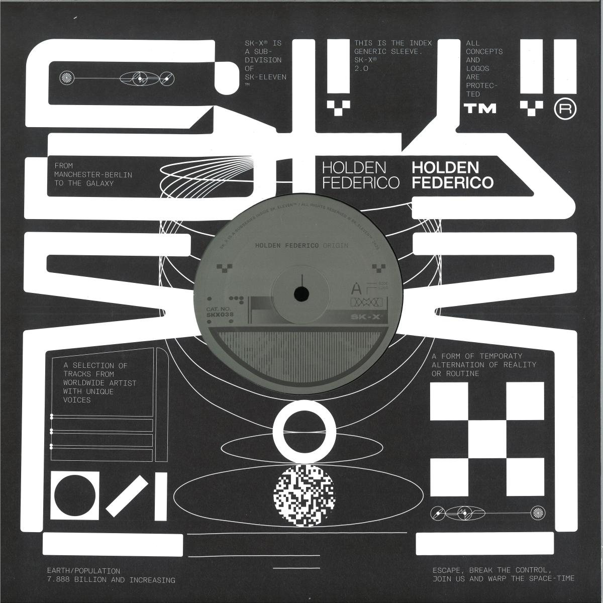 Holden Federico - Origin (VINYL 12" SK_Eleven) | NEW - TECHNO *NEW*