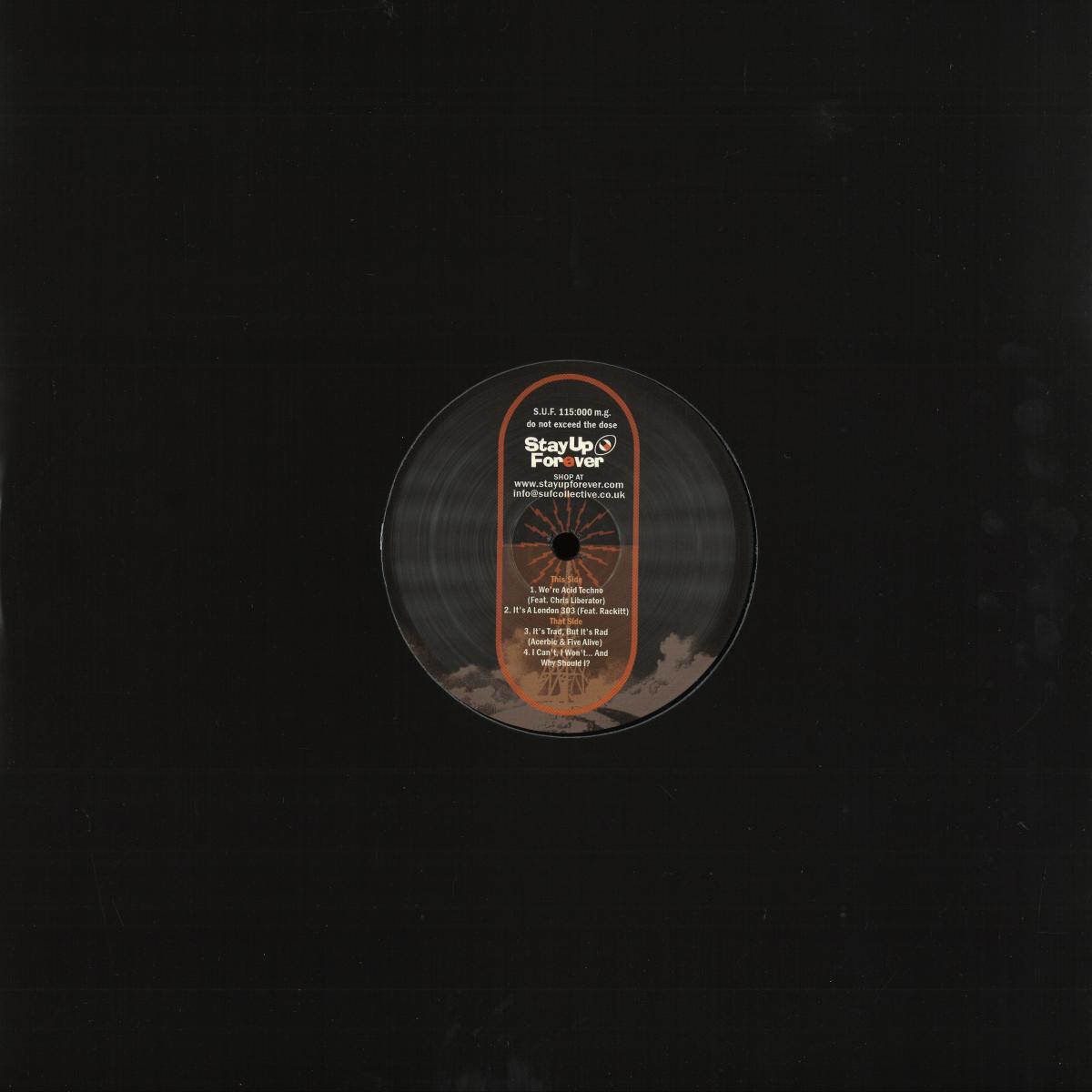 Acerbic - (PRESALE 10/9/26) The Acid Union (VINYL 12" Stay Up Forever) | NEW - TECHNO *NEW*