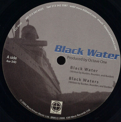 Octave One - Black Water (VINYL 12" 430 West 4W340) | NEW Mint (M) Mint (M) - TECHNO *NEW*