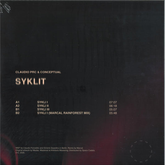 Claudio Prc & Conceptual - Syklit (VINYL 12" 012) | NEW - TECHNO *NEW*