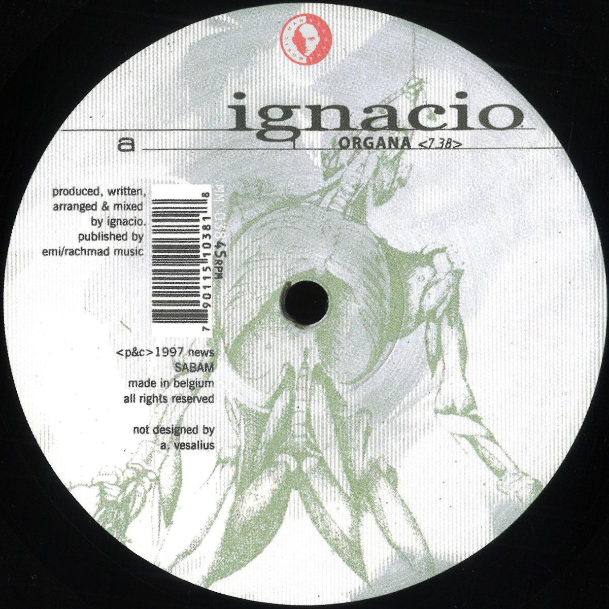 Ignacio - Organa / Organon (VINYL 12" Music Man) | NEW - TECHNO *NEW*