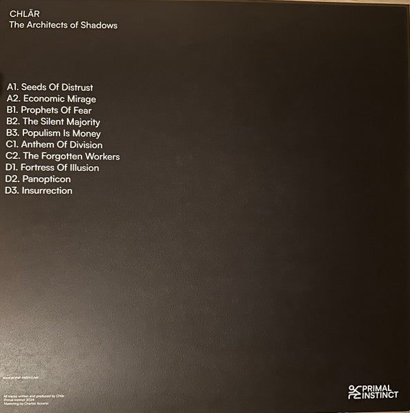 The Architects of Shadows (2xVINYL) | Mint (M) Mint (M) - TECHNO *NEW*