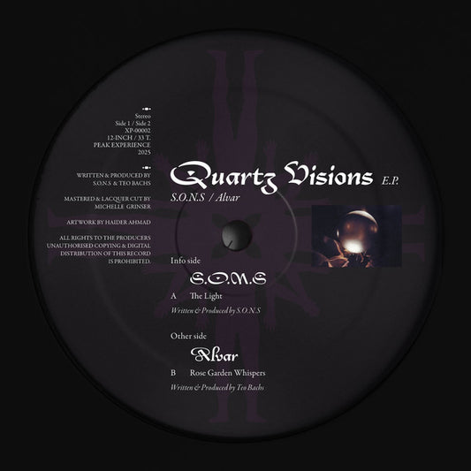 Quartz Visions E.P (VINYL) | Mint (M) Mint (M) - TECHNO *NEW*