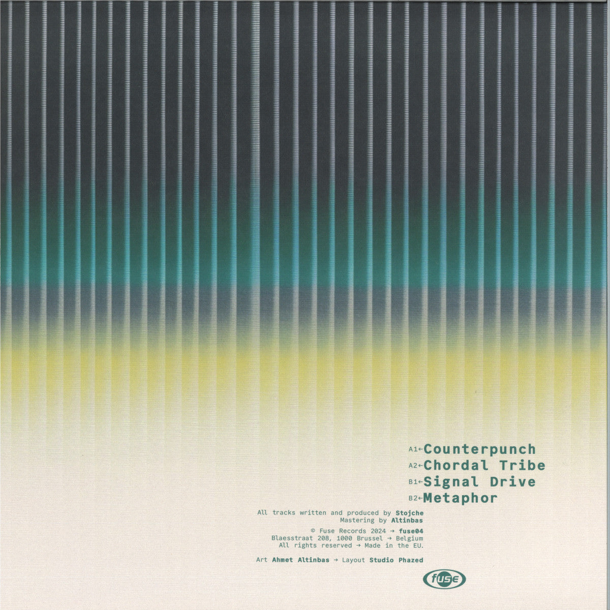 Stojche - (PRESALE 10/9/26) Metaphor (VINYL 12" Fuse Imprint) | NEW - TECHNO *NEW*