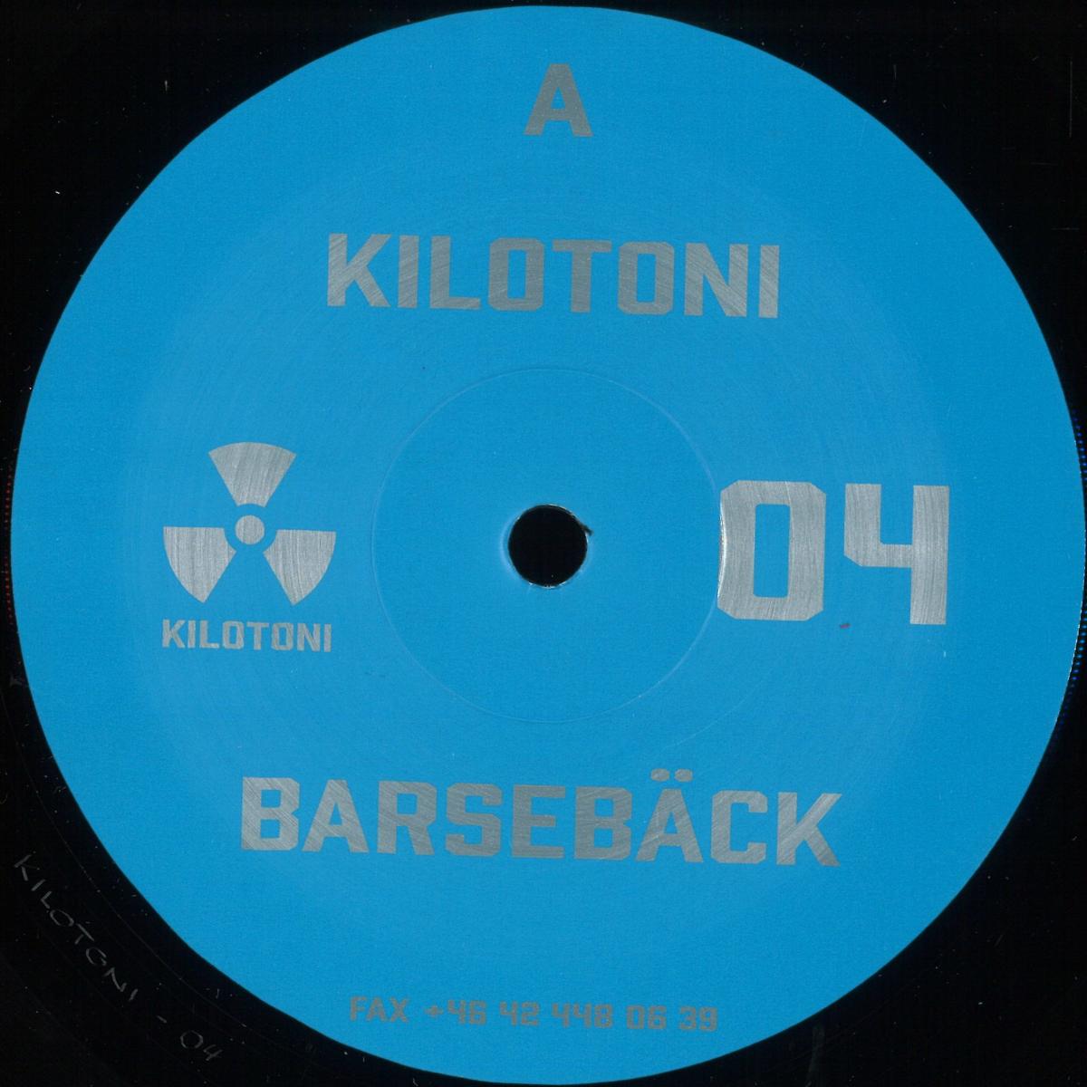 Kilotoni - Barsebäck (VINYL 12" Kilotoni) | NEW Mint (M) Mint (M) - TECHNO *NEW*
