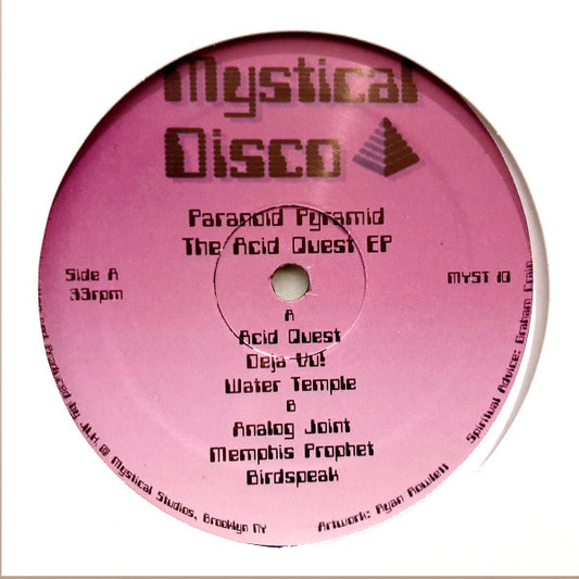 The Acid Quest EP (VINYL) | Mint (M) Generic - TECHNO *NEW*
