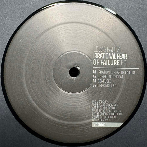 Irrational Fear Of Failure (VINYL 12") | - TECHNO *NEW*