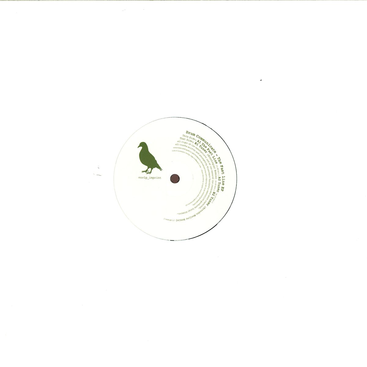 Drum Communicate - The Fast Line EP (VINYL 12" envlp_imprint) | NEW Mint (M) Mint (M) - TECHNO *NEW*