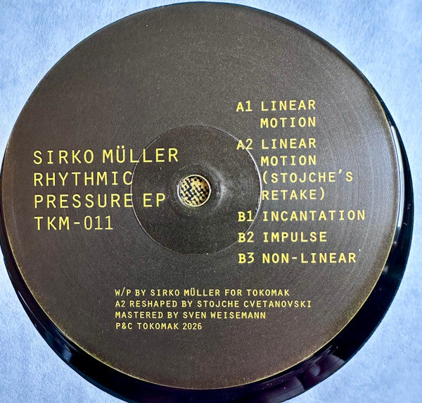 Sirko Mueller - Rhythmic Pressure EP (VINYL 12" Tokomak TKM-011 2026) | - TECHNO *NEW*