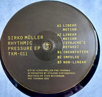 Sirko Mueller - Rhythmic Pressure EP (VINYL 12" Tokomak TKM-011 2026) | - TECHNO *NEW*