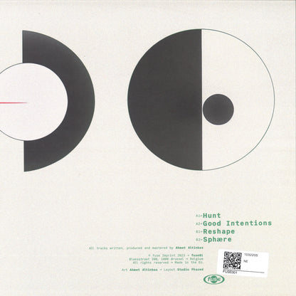 Altinbas - Reshape (VINYL 12" Fuse Imprint) | NEW Mint (M) Mint (M) - TECHNO *NEW*