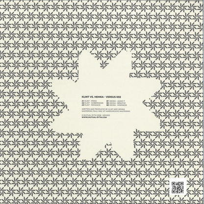 Klint vs. Hemka - Versus 002 (VINYL) | Mint (M) Mint (M) - TECHNO *NEW*