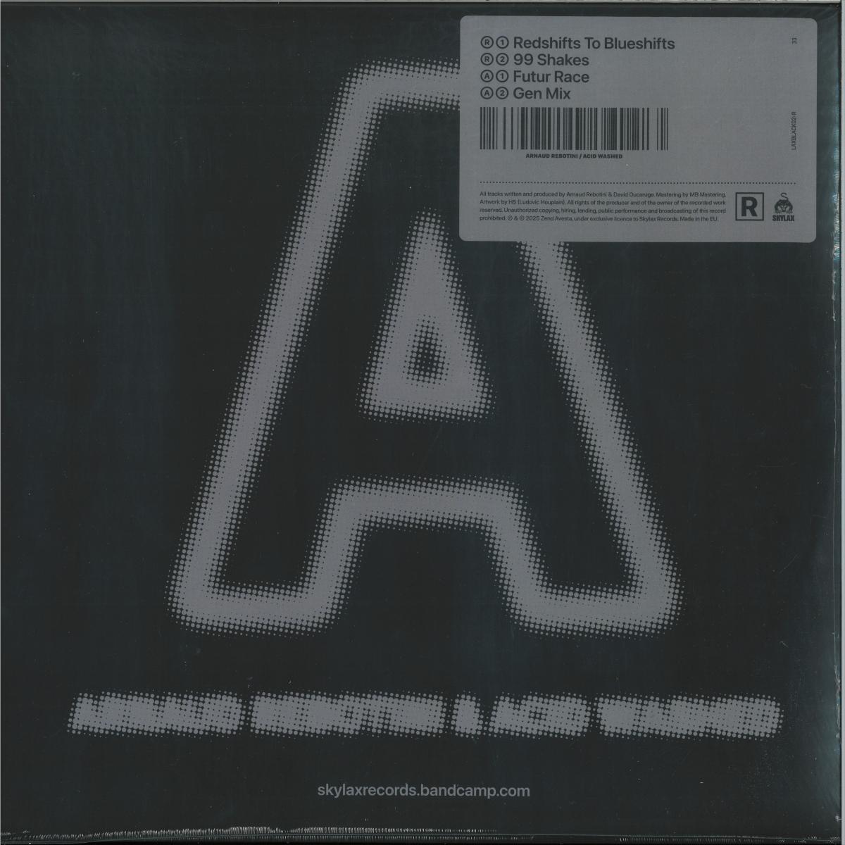 Arnaud Rebotini & Acid Washed - Redshifts to Blueshifts (VINYL 12" Skylax) | NEW - TECHNO *NEW*