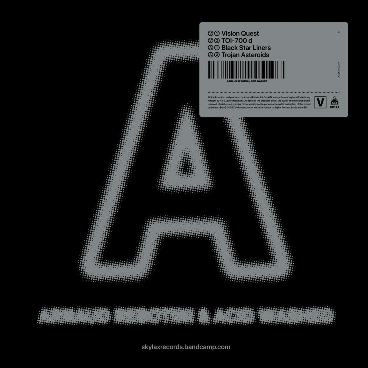 Arnaud Rebotini & Acid Washed - (PRESALE TBD) Vision Quest (VINYL 12" Skylax) | NEW - TECHNO *NEW*