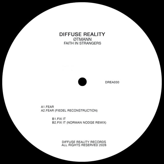 ØTMANN - Faith in Strangers (VINYL 12" Diffuse Reality) | NEW Mint (M) Mint (M) - TECHNO *NEW*