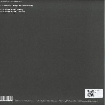 Katabasis 001 / 002 Remixes (VINYL) | Mint (M) Mint (M) - TECHNO *NEW*
