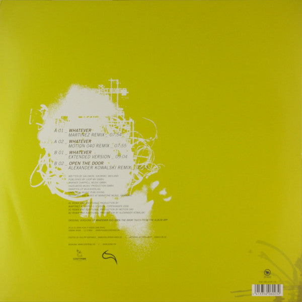 Sono - Whatever | Mint (M) Near Mint (NM) - TECHNO *NEW*