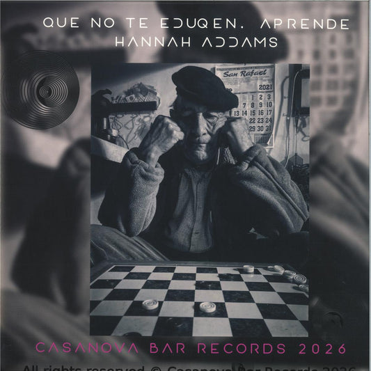 Hannah Addams - Que no te eduquen, aprende! (VINYL 12" Casanova Bar) | NEW - TECHNO *NEW*