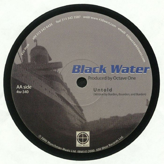 Octave One - (PRESALE 6/23/26) Black Water (VINYL) | Mint (M) Mint (M) - TECHNO *NEW*