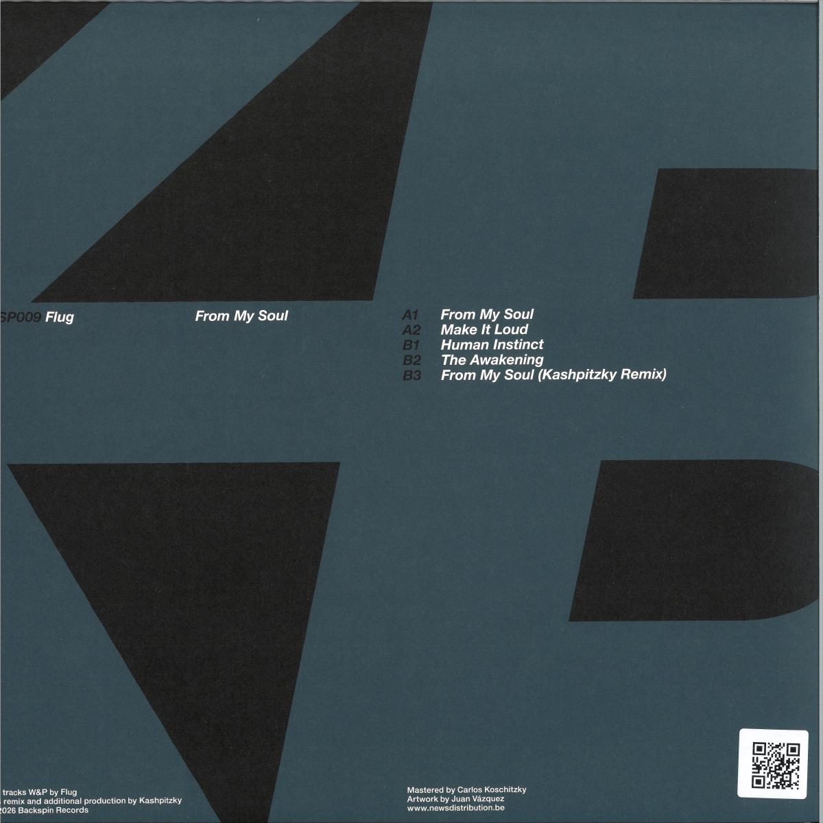 Flug - From My Soul (VINYL 12" Backspin) | NEW - TECHNO *NEW*