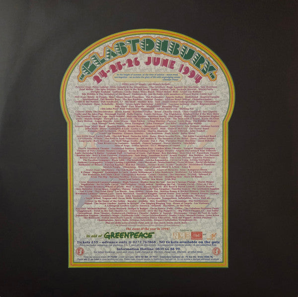 Orbital - Glastonbury 1994 (COLOR VINYL 2xLP) | NEW - TECHNO *SEALED/COLOR*