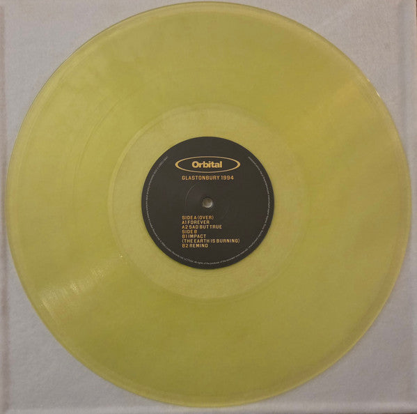 Orbital - Glastonbury 1994 (COLOR VINYL 2xLP) | NEW - TECHNO *SEALED/COLOR*