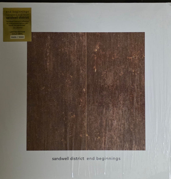 End Beginnings (GOLD 2xVINYL) | - TECHNO *SEALED/COLOR*