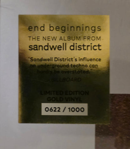 End Beginnings (GOLD 2xVINYL) | - TECHNO *SEALED/COLOR*