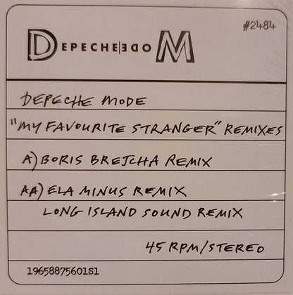 My Favourite Stranger (Remixes) |
