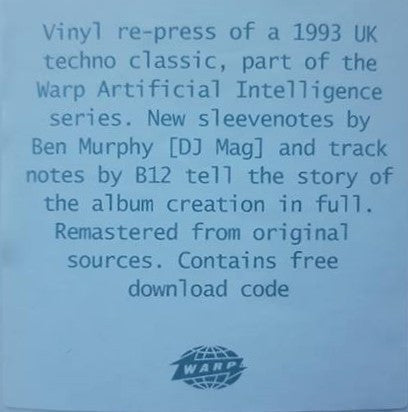 B12 - Electro-Soma | Mint (M) Mint (M) - TECHNO *SEALED*