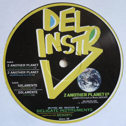 Delicate Instruments - 2 Another Planet EP | Mint (M) Generic - TECHNO *SEALED*