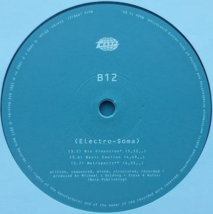 B12 - Electro-Soma | Mint (M) Mint (M) - TECHNO *SEALED*