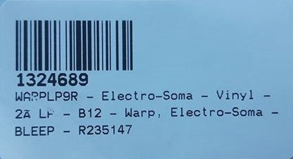 B12 - Electro-Soma | Mint (M) Mint (M) - TECHNO *SEALED*