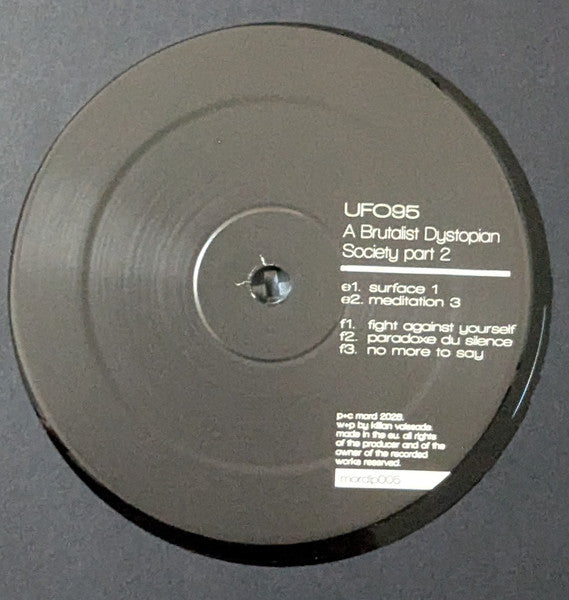 A Brutalist Dystopian Society - Part 2 (2xVINYL) | - TECHNO *SEALED*