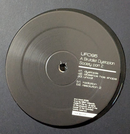 A Brutalist Dystopian Society - Part 2 (2xVINYL) | - TECHNO *SEALED*