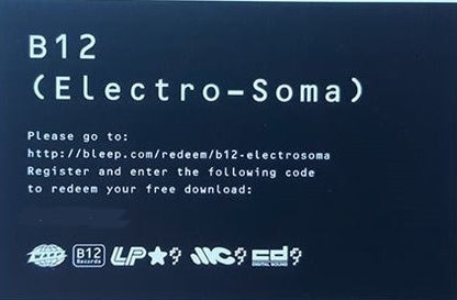 B12 - Electro-Soma | Mint (M) Mint (M) - TECHNO *SEALED*