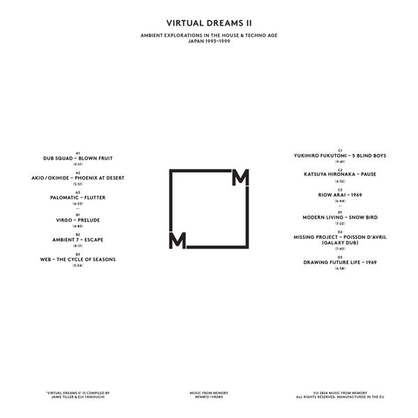 Virtual Dreams II (Ambient Explorations In The House & Techno Age, Japan 1993-1999) | Mint (M) - TECHNO *SEALED*