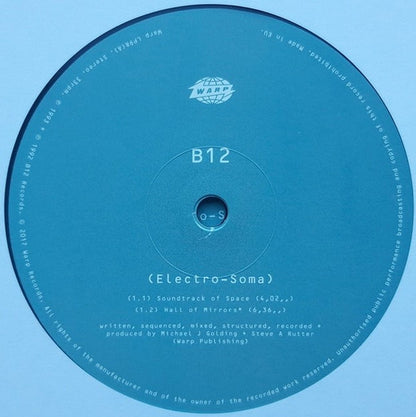 B12 - Electro-Soma | Mint (M) Mint (M) - TECHNO *SEALED*