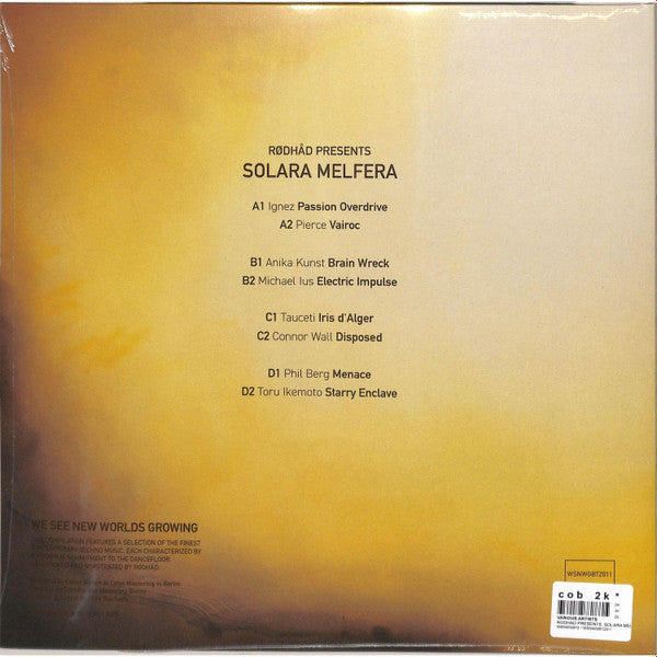Rødhåd Presents: Solara Melfera (2xVINYL) | Mint (M) Mint (M) - TECHNO *SEALED*