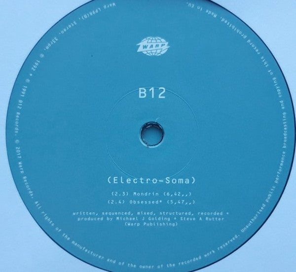 B12 - Electro-Soma | Mint (M) Mint (M) - TECHNO *SEALED*