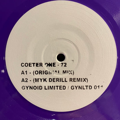 Coeter One - 72 | Excellent (EX) Generic - TECHNO / USED *COLOR/EXCELLENT*