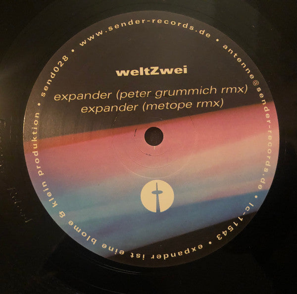 Expander Remixed (12" VINYL) | Excellent+ (EX+) Excellent (EX) - TECHNO / USED *EXCELLENT+*