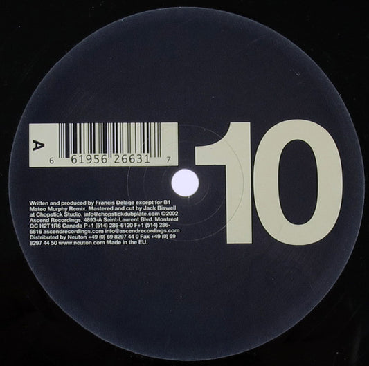 Delage - Grabbed EP (VINYL) | Excellent+ (EX+) Near Mint- (NM-) - TECHNO / USED *EXCELLENT+*