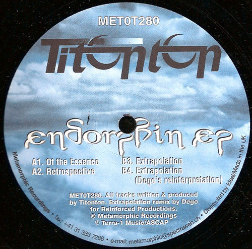 Titonton Duvanté Endorphin EP 12" Excellent (EX) Generic