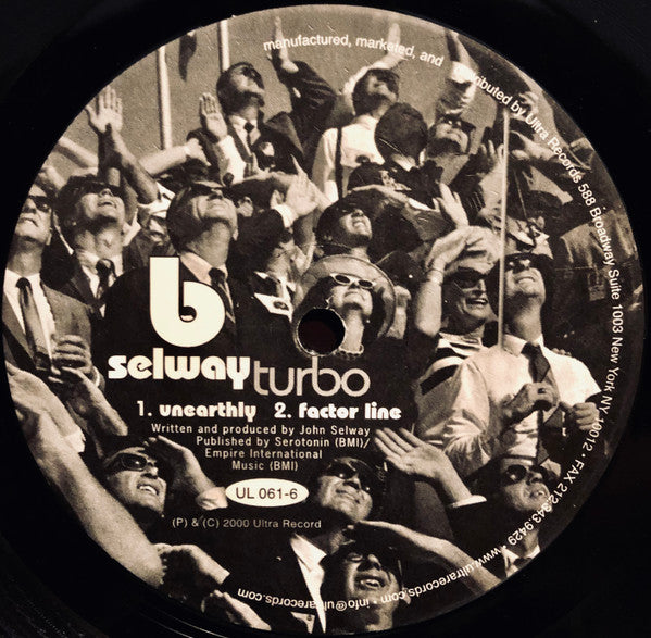 John Selway - Turbo | Excellent (EX) Near Mint (NM) - TECHNO / USED *EXCELLENT+*