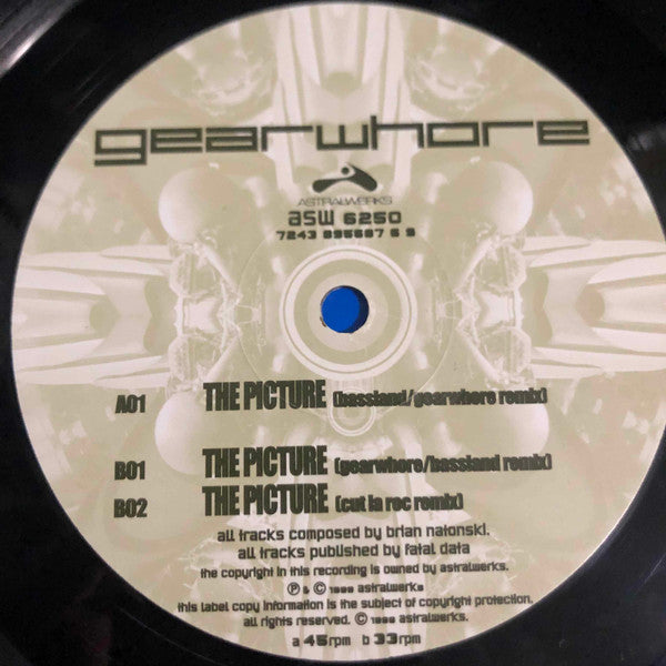 Gearwhore The Picture 12" Excellent (EX) Near Mint (NM or M-)