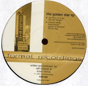 Jeff Cochran & Adam Winick The Golden Star EP 12" Near Mint (NM or M-) Near Mint (NM or M-)
