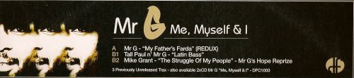 Me, Myself & I (12") | Excellent (EX) Very Good Plus (VG+) - TECHNO / USED *EXCELLENT*