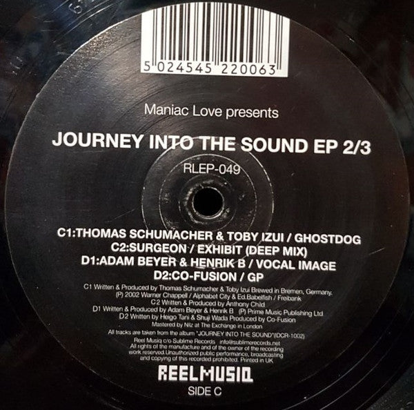 Maniac Love Presents Journey Into The Sound EP 2/3 | Excellent (EX) Very Good Plus (VG+) - TECHNO / USED *EXCELLENT*