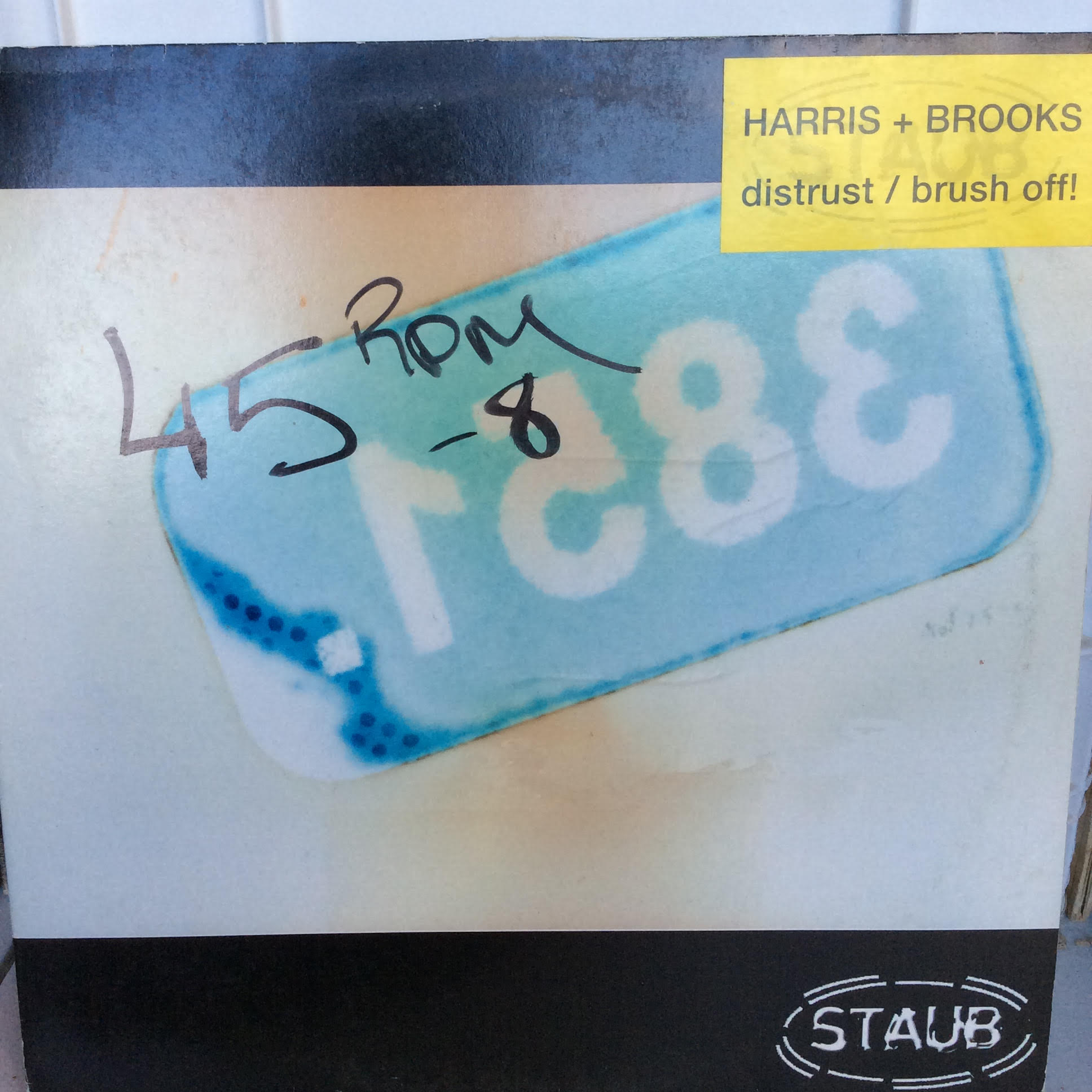 Distrust / Brush Off (VINYL) | Excellent (EX) Very Good (VG) - TECHNO / USED *EXCELLENT*